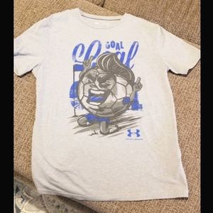 Under Armour Youth XL Boys Soccer Tshirt